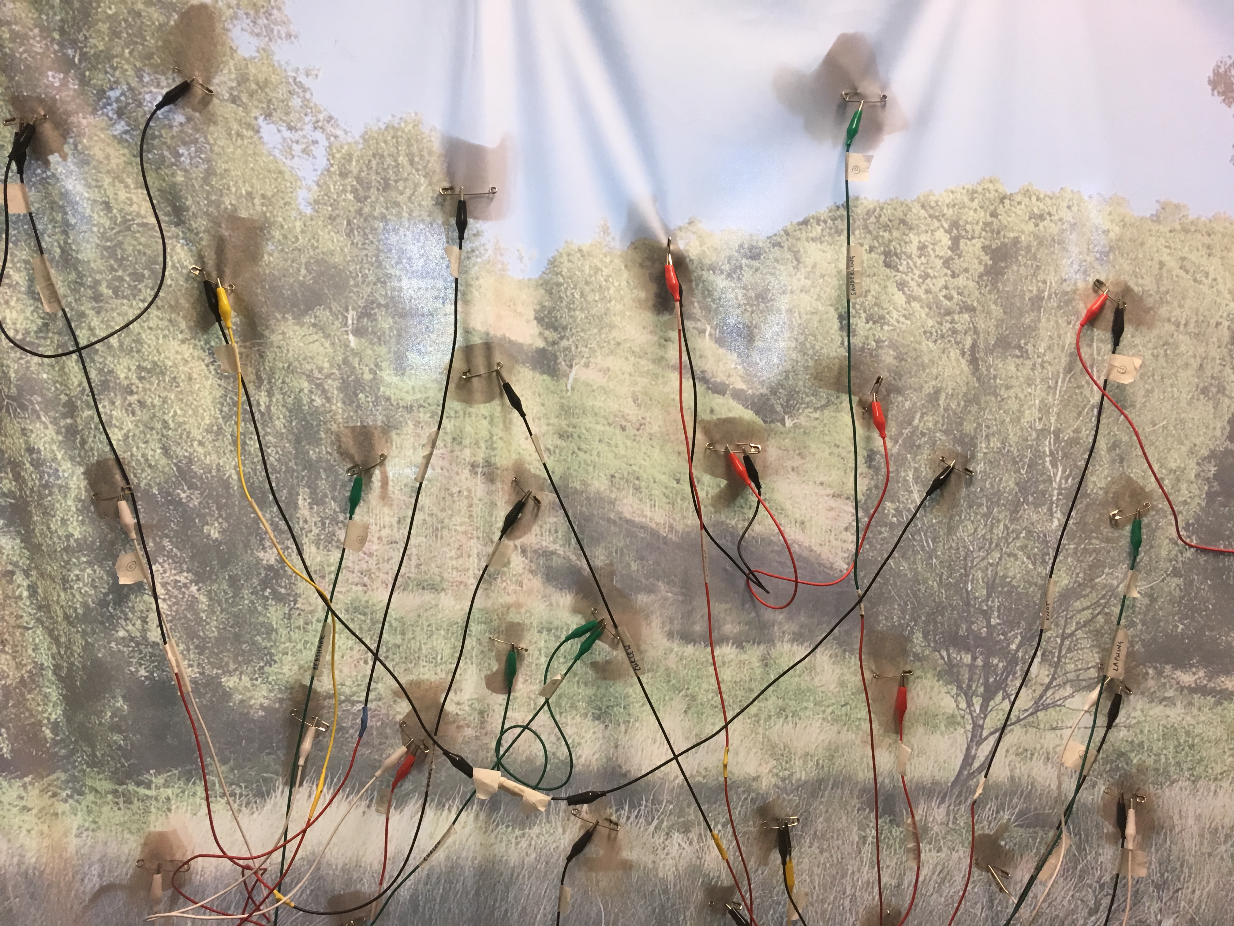 Wiring up the interactive soundscape